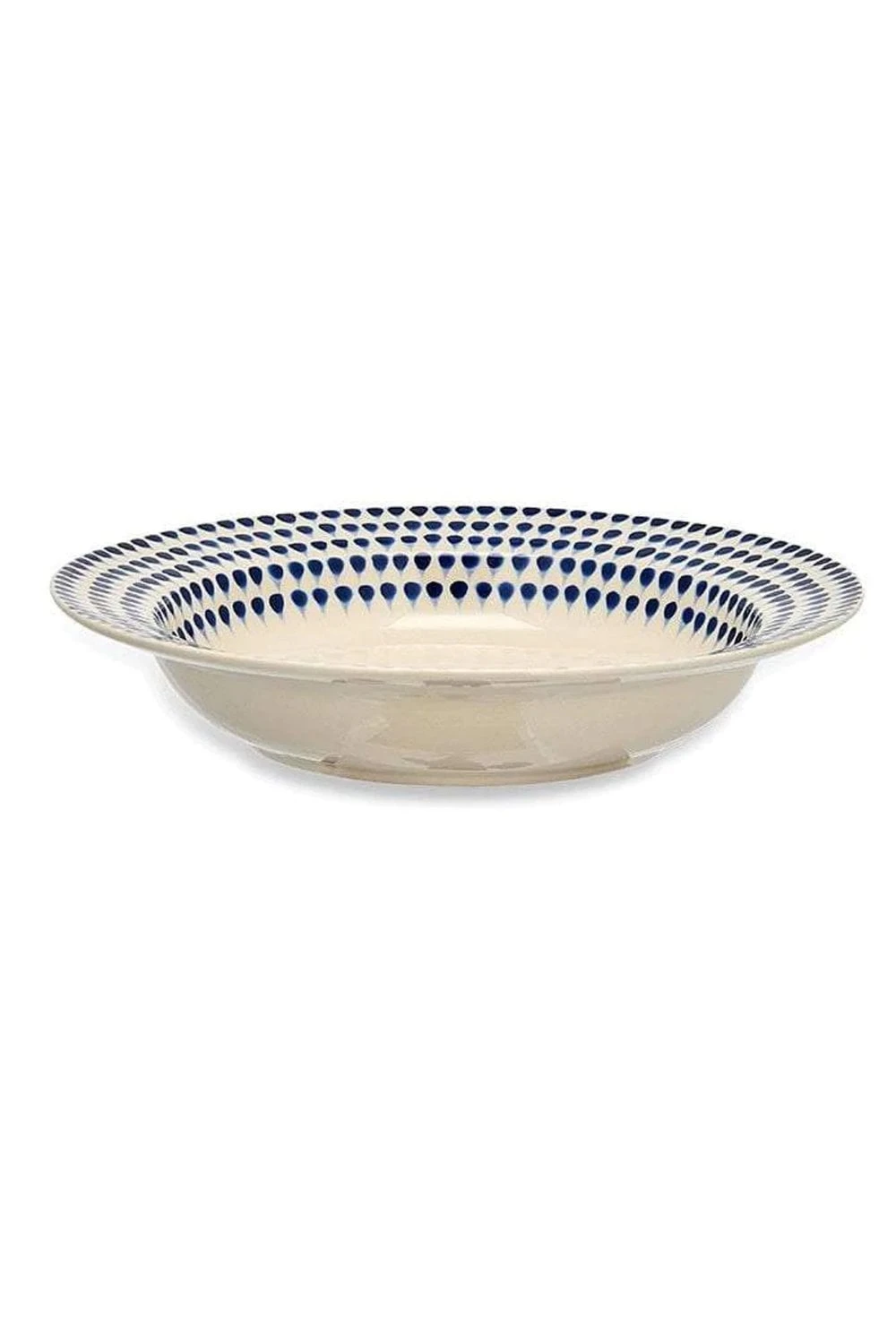 Nkuku Indigo Drop Pasta Bowl - Handcrafted Ceramic Tableware for Stylish Dining 2 Nkuku Indigo Drop Pasta Bowl