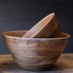 Nkuku Indus Wooden Bowl Medium