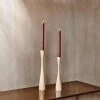 Nkuku Large Natural Mango Wood Candlestick