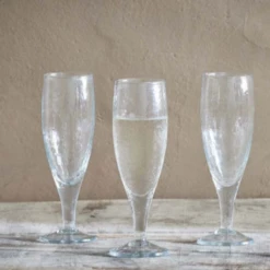 Nkuku Yala Clear Champagne Glass