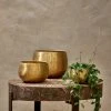 Nkuku Small Brass Planter