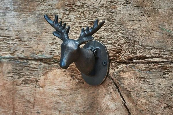 Nkuku Stag Door Knocker Black - Elegant & Durable Home Improvement Accessory 5 Nkuku Stag Door Knocker Black