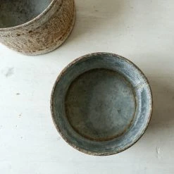 Nkuku Abari Aged Zinc Pot - Small