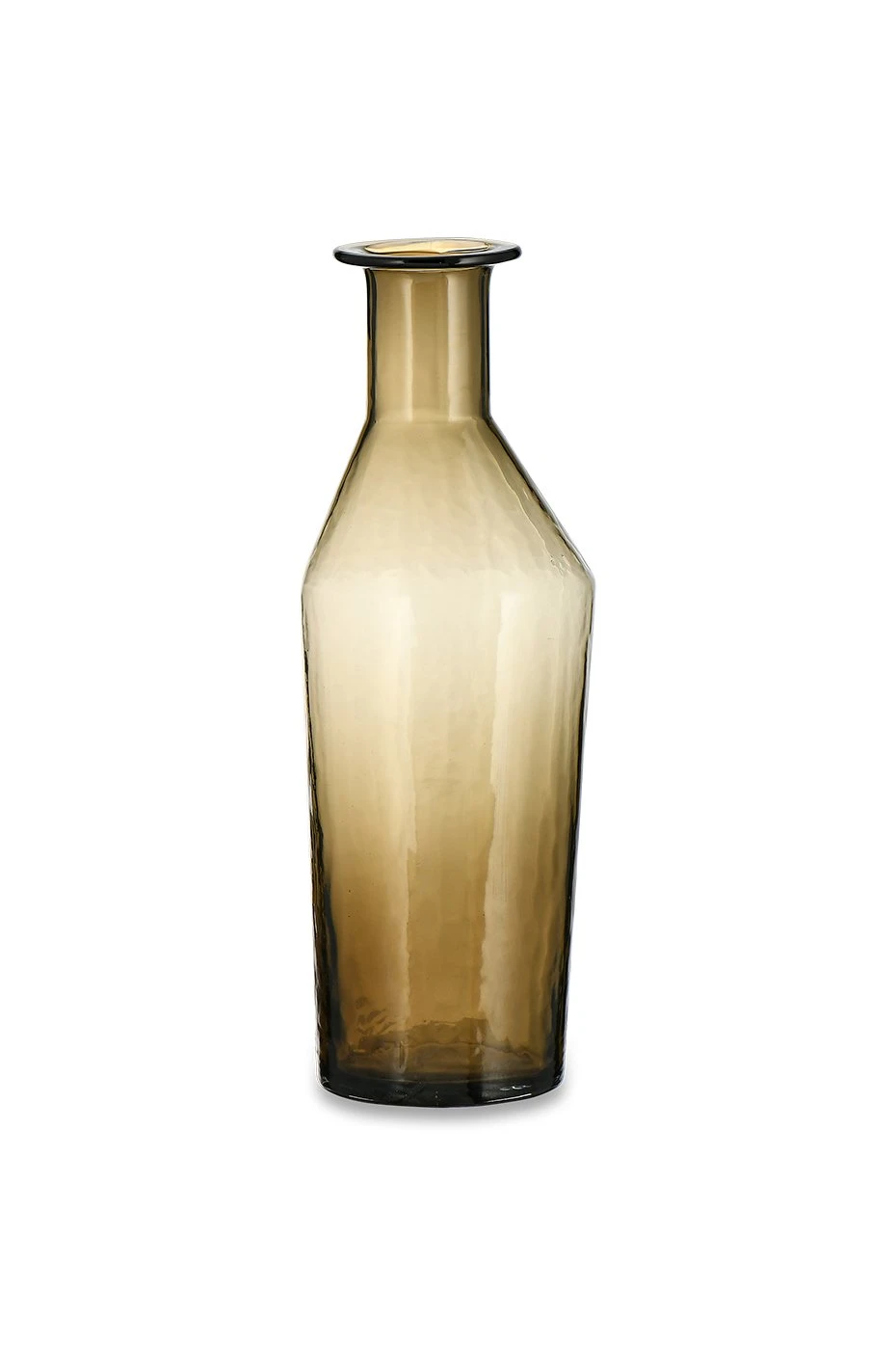 Nkuku Coffee Brown Zaani Glass Vase Large - Handcrafted Home Decor 1 Nkuku Coffee Brown Zaani Glass Vase Large