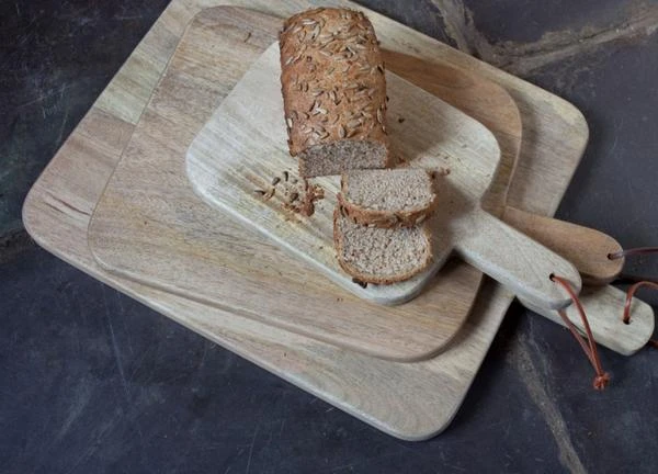 Nkuku Niju Mango Wood Chopping Board - Large, Durable & Eco-Friendly Kitchen Cutting Board 3 Nkuku Niju Mango Chopping Board Large