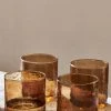 Nkuku Smoke Brown Yala Tumbler - Set Of 4