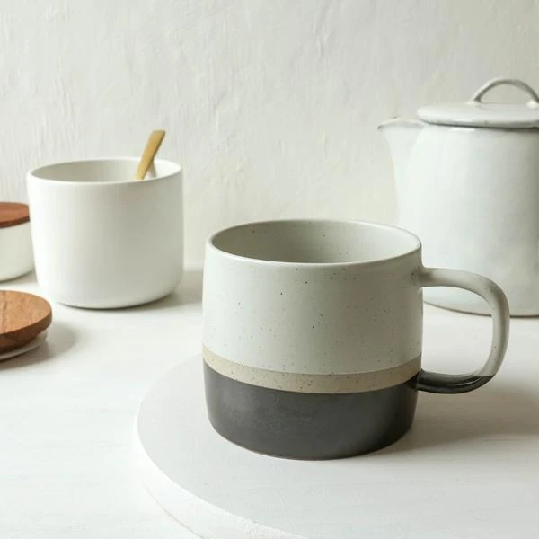Nkuku Enesta Dipped Mug Cream - Elegant Ceramic Coffee Mug for Home & Kitchen 4 Nkuku Enesta Dipped Mug Cream