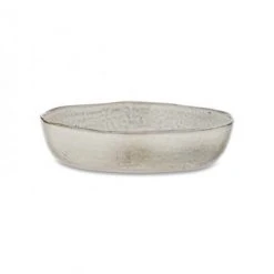 Nkuku Small Cream Amina Serving Bowl