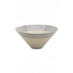 Nkuku Indigo Bria Ceramic Serving Bowl