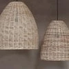 Nkuku Noko Wicker Conical Pendant Large