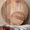 Nkuku Soria Mango Wood Round Chopping Board