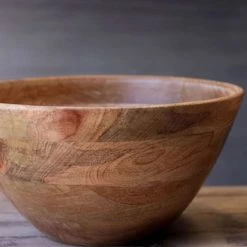 Nkuku Indus Wooden Bowl Medium - Handcrafted Tableware for Stylish Dining 5 Nkuku Indus Wooden Bowl Medium