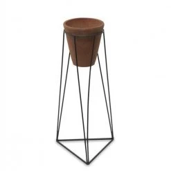 Nkuku Jara Terracotta Planter with Stand