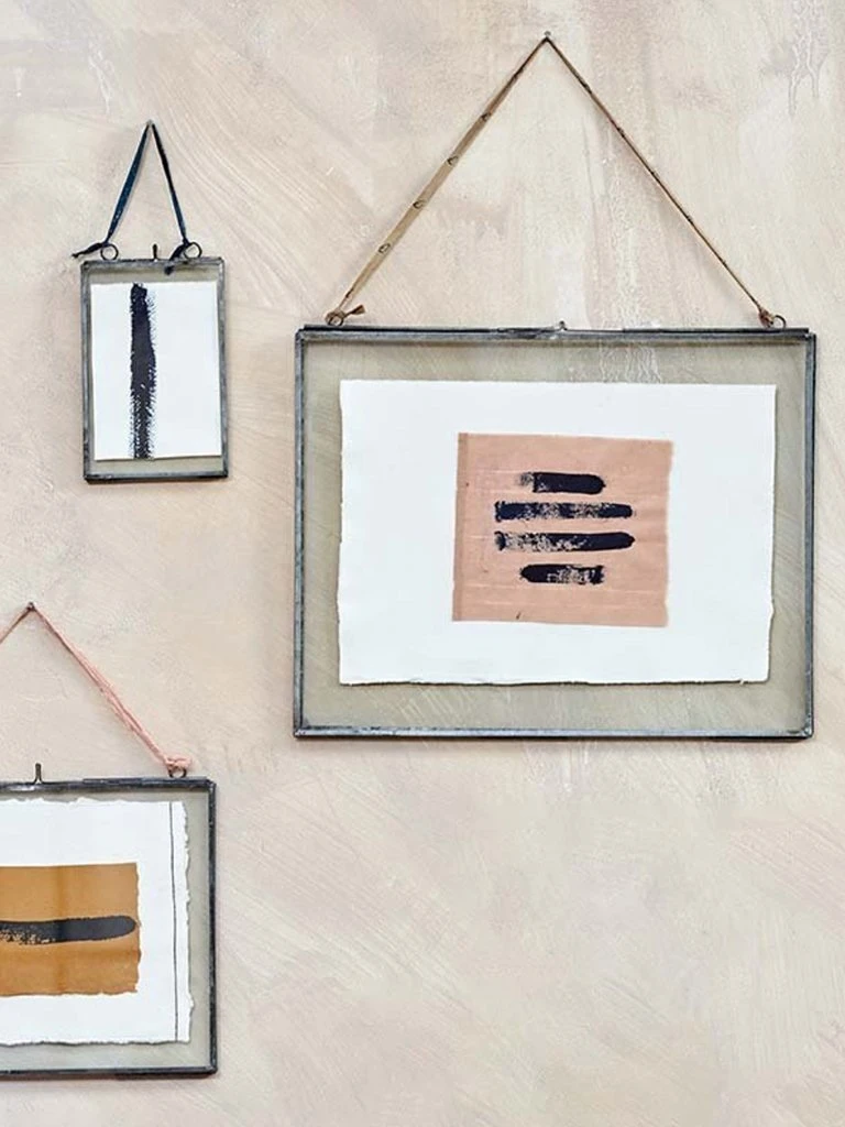 Nkuku Kiko Medium Landscape Frame in Zinc - Elegant Wall Art for Modern Homes 3 Nkuku Kiko Medium Landscape Frame In Zinc