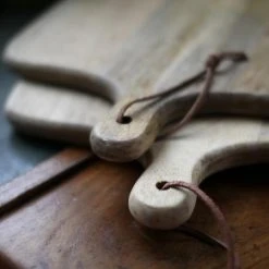 Nkuku Chunni Wooden Chopping Board Medium - Eco-Friendly Kitchen Essential 5 Nkuku Chunni Wooden Chopping Board Medium