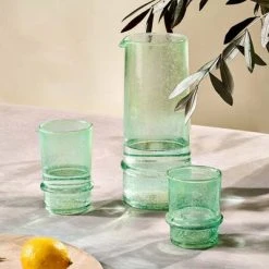 Nkuku Kaneti Bubble Tumbler - Aqua - Set Of 4