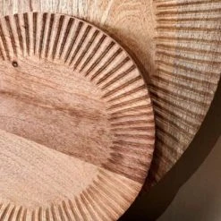 Nkuku Soria Mango Wood Round Chopping Board