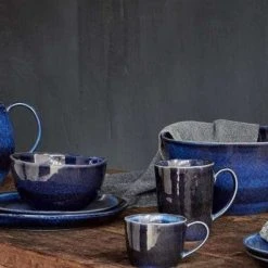 Nkuku Dana Small Indigo Sky Mug With Handle