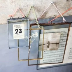 Nkuku Xl Brass Kiko Frame Landscape 29 X 36 Cm