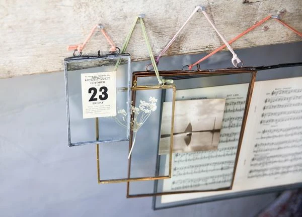 Nkuku XL Brass Kiko Frame Landscape 29 X 36 cm - Elegant Wall Art for Modern Home Decor 2 Nkuku Xl Brass Kiko Frame Landscape 29 X 36 Cm