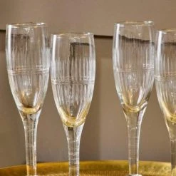 Nkuku Mila Tall Champagne Glass - Elegant Drinkware for Special Occasions 3 Nkuku Mila Tall Champagne Glass