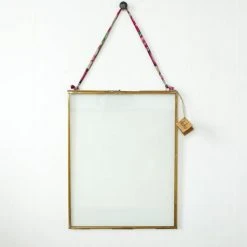 Nkuku Extra Large Antique Brass Kiko Frame 36 x 29 cm - Portrait