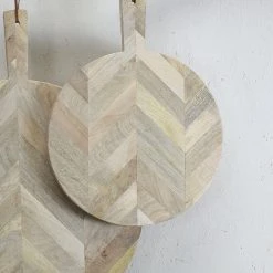 Nkuku Mango Wood Nalbari Pizza Board Small