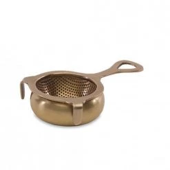 Nkuku Antique Brass Tea Strainer