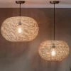 Nkuku Noko Natural Wicker Lampshade Round