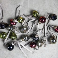 Nkuku Glass Baubles in A Sweets Jar Mixed