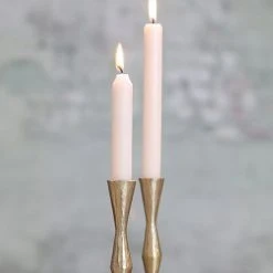 Nkuku NKUKU BRUSHED GOLD JAHI CANDLE HOLDER 16 X 5 Cm