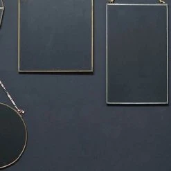 Nkuku Kiko Brass Mirror 30 X 30cm