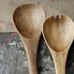 Nkuku Mango Wood Salad Servers (set Of 2)
