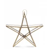 Nkuku Medium Brass Sanwi Standing Star T-Light Holder