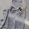 Nkuku Washed Grey Abeto Apron