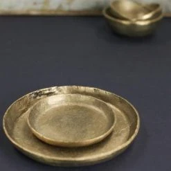 Nkuku Jahi Gold Plate