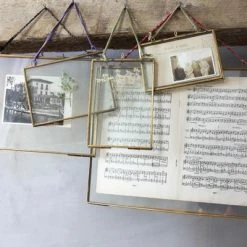 Nkuku Brass Kiko Frame Landscape 4 X 6