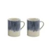 Nkuku White & Blue Large Karuma Mug