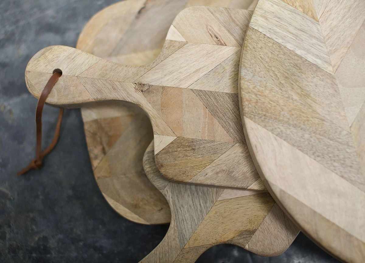 Nkuku Large Wooden Nalbari Chopping Board - Premium Kitchen Cutting Board for Chefs & Home Cooks 4 Nkuku Large Wooden Nalbari Chopping Board