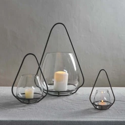 Nkuku Keeto Glass Tealight Holder