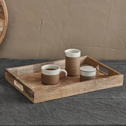 Nkuku Pawi Mango Wood Tray - Rectangle