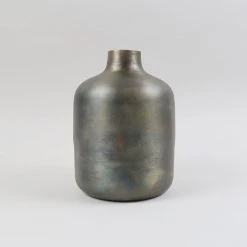 Nkuku Boro Iron Straight Vase - Large | Handcrafted Home Decor Vase for Modern & Rustic Interiors 5 Nkuku Boro Iron Straight Vase - Large