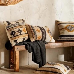 Nkuku Tussi Sia Cushion Cover Mustard
