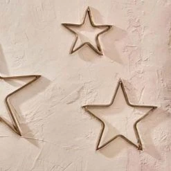 Nkuku Solid Brass Star Medium