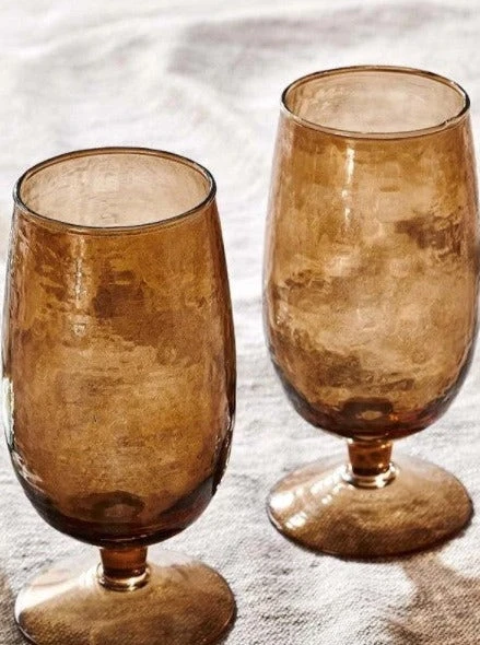 Nkuku Yala Smoked Brown Glass - Elegant Drinkware for Home & Dining 2 Nkuku Yala Smoked Brown Glass