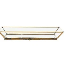 Nkuku Glass Brass Photo Tray