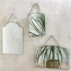 Nkuku Vintage Rectangular Wall Mirror