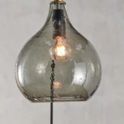 Nkuku Ziva Cluster Pendant Green Smoke