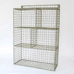 Nkuku Locker Room Shelf - Large | Rustic Wooden Storage Shelf for Home Decor 5 Nkuku Locker Room Shelf - Large