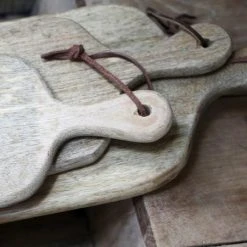 Nkuku Chunni Wooden Chopping Board Medium - Eco-Friendly Kitchen Essential 4 Nkuku Chunni Wooden Chopping Board Medium